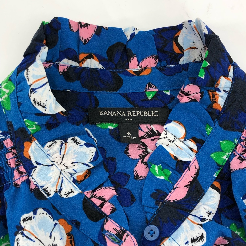 Banana Republic Navy Floral Maxi Dress sizes 6 & 8 - Picture 2 of 6